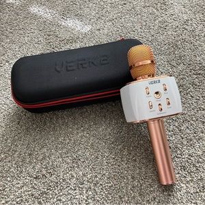Rose gold microphone